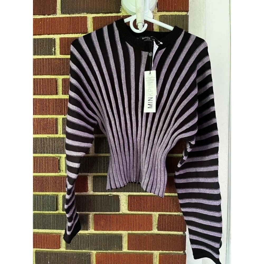 new with tags women's mink pink sweater shirt